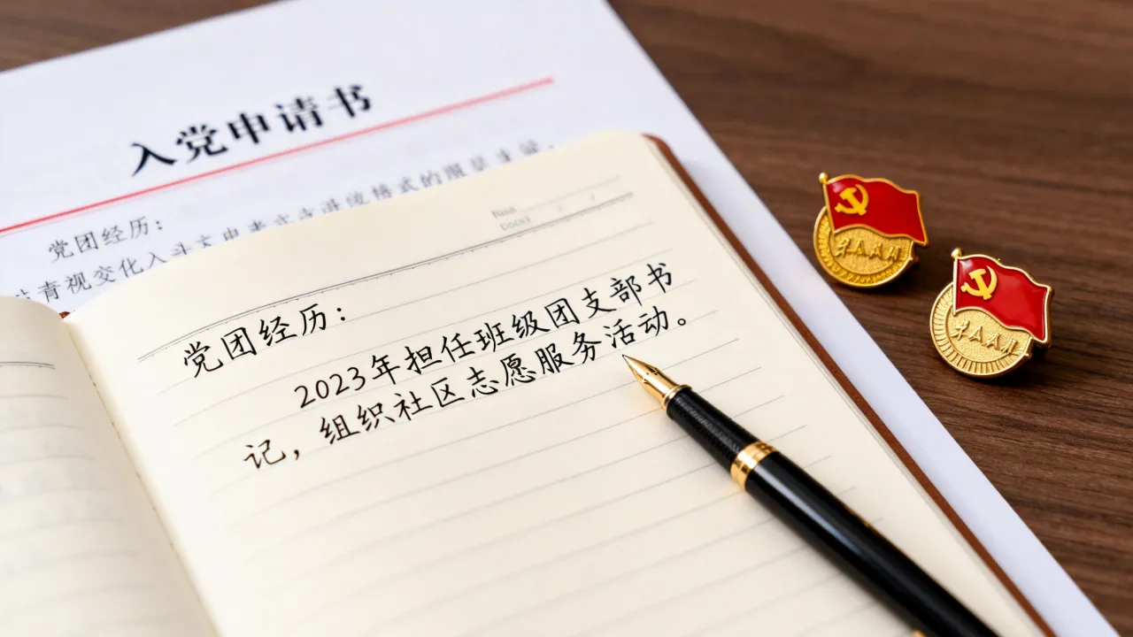 党团经历怎么写，大学生入党申请书中党团经历如何填？-图3