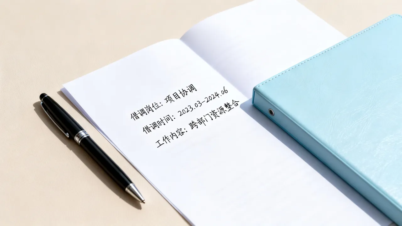 借调简历怎么写,借调工作经历在简历中如何描述?-图1 借调简历怎么写,借调工作经历在简历中如何描述?-图1