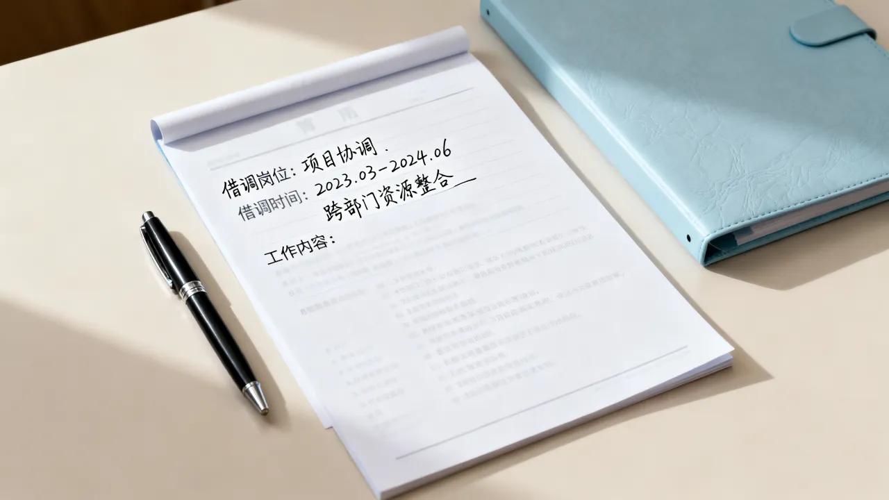 借调简历怎么写,借调工作经历在简历中如何描述?-图2 借调简历怎么写,借调工作经历在简历中如何描述?-图2