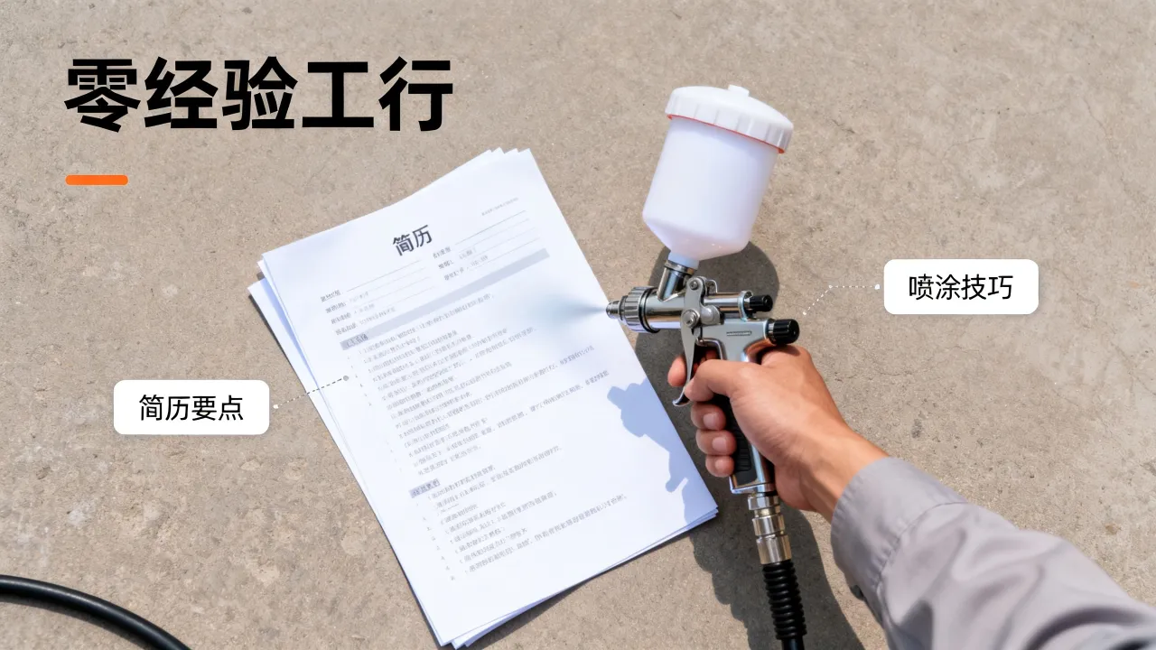 喷涂简历怎么写？零经验转行喷涂工有哪些技巧-图2