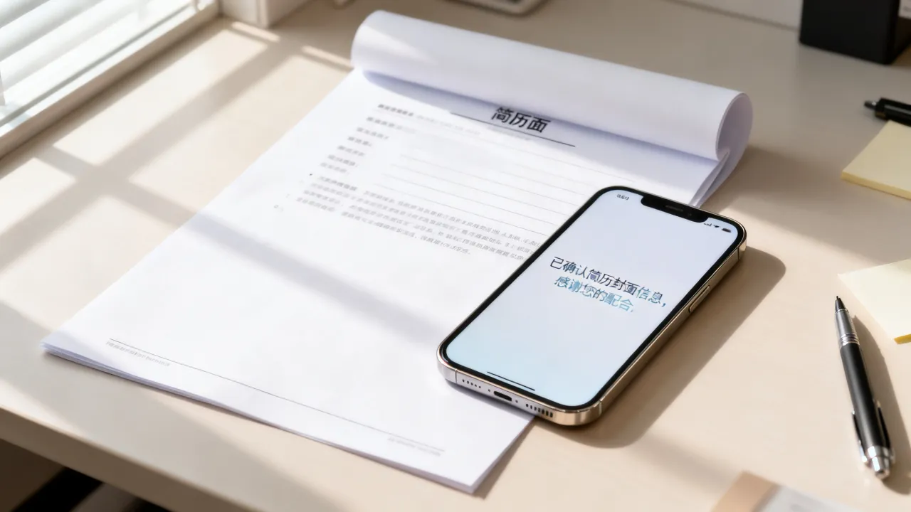 怎么答应简历封面,简历封面怎么回复才得体?