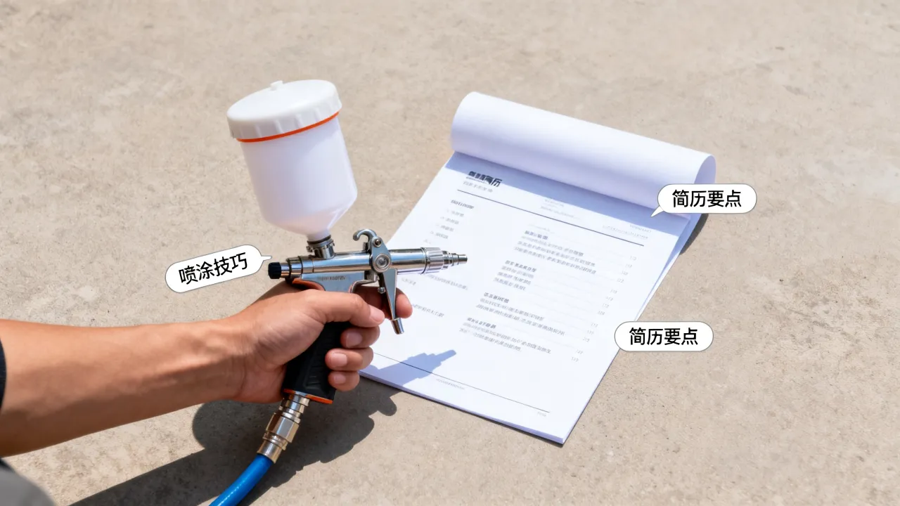 喷涂简历怎么写？零经验转行喷涂工有哪些技巧-图3