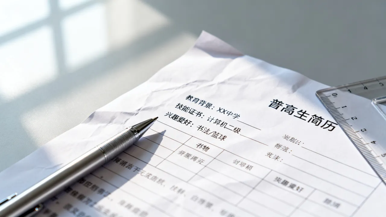 简历普高怎么写,普高生简历怎么写才能吸引HR?