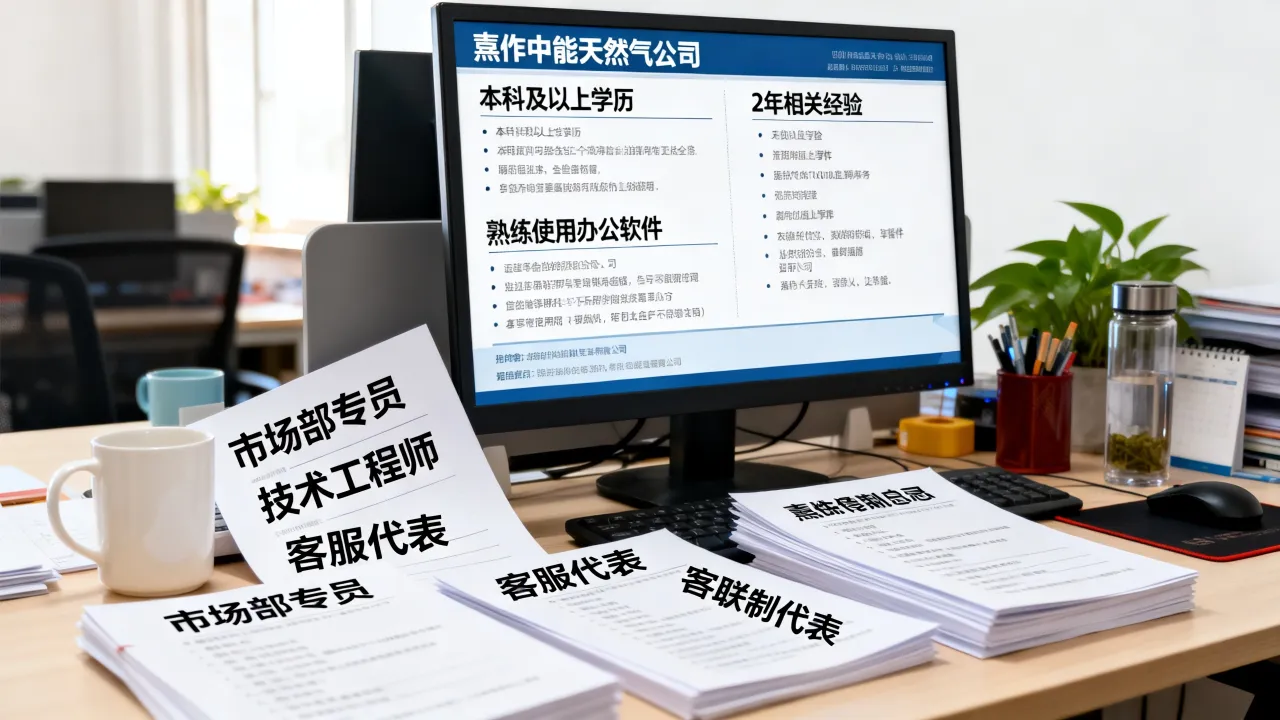 焦作中能天然气招聘有哪些岗位,焦作中能天然气招聘要求是什么?-图3 焦作中能天然气招聘有哪些岗位,焦作中能天然气招聘要求是什么?-图3