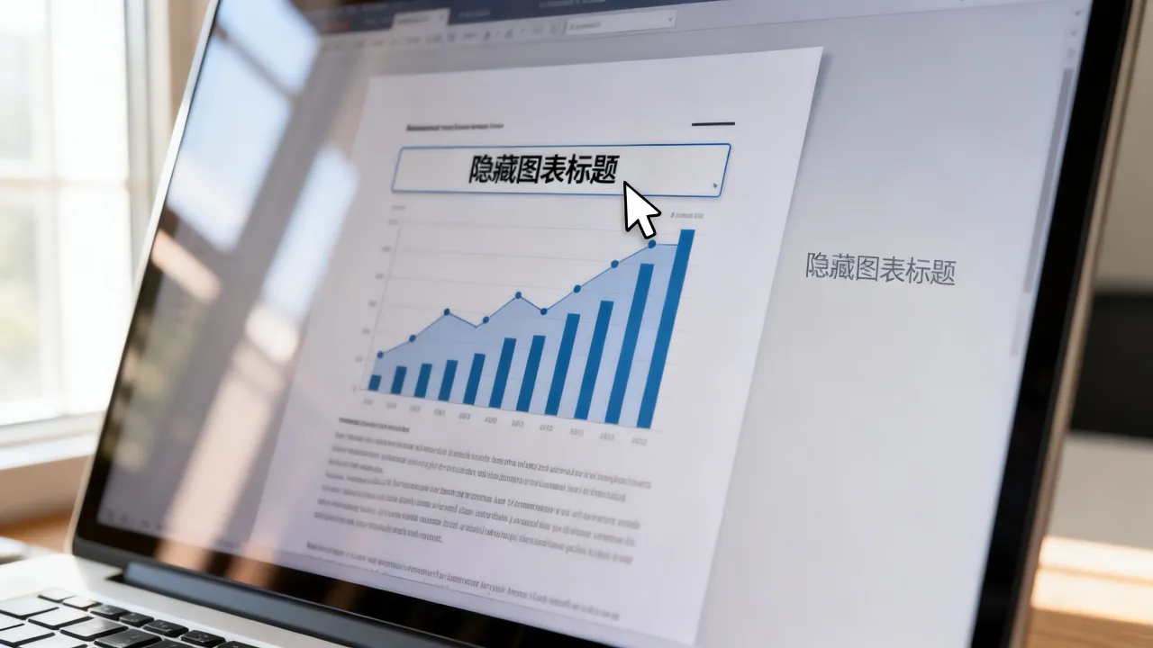 怎么关掉，文档中图表标题怎么隐藏-图2