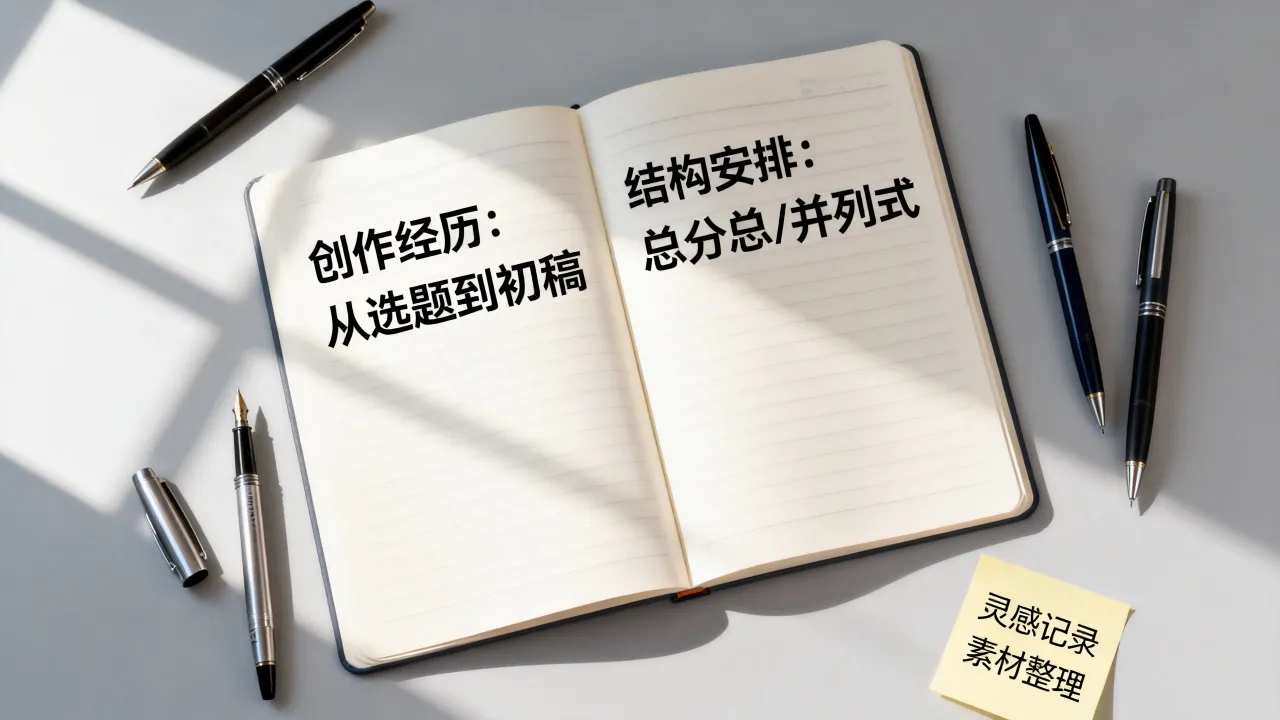 创作经历怎么写?文章结构安排技巧
