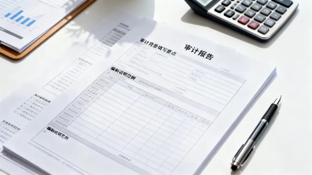 审计背景怎么填写，审计报告编制说明范例-图2