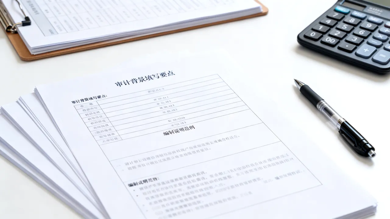 审计背景怎么填写，审计报告编制说明范例-图3