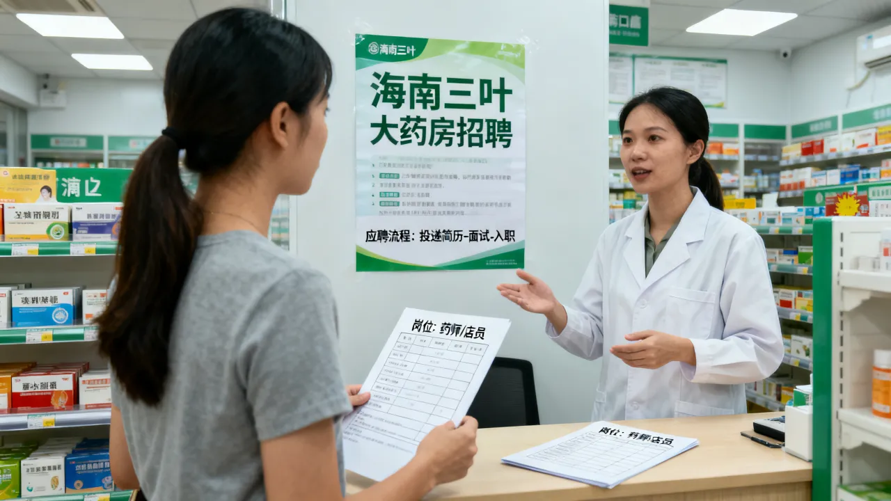 海南三叶大药房招聘靠谱吗?求职者如何应聘海口药店岗位?