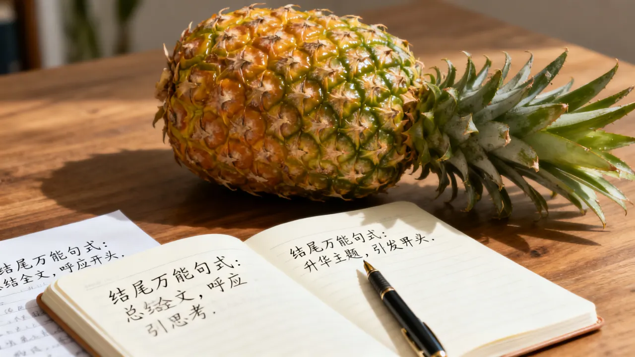 菠萝作文怎么结尾？写结尾的万能句式有哪些？-图3