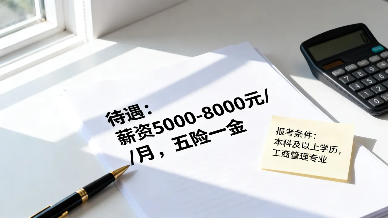 陕西国营工商管理招聘待遇怎么样,报考条件有哪些?