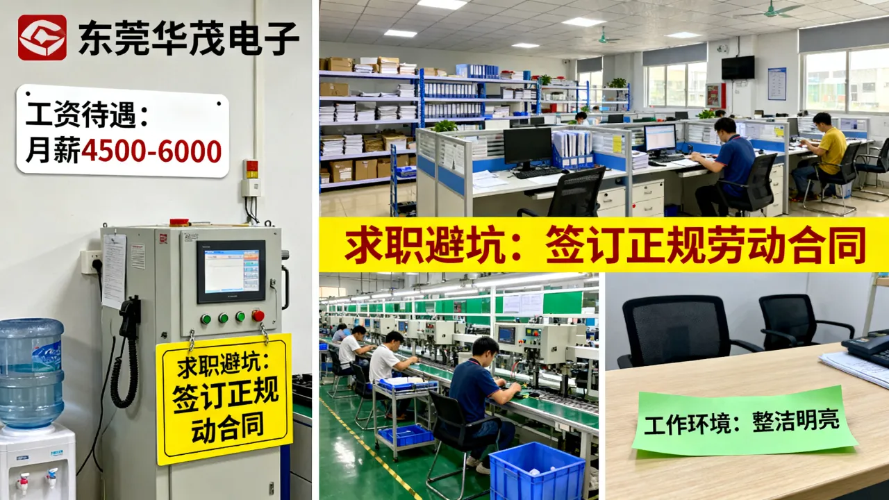 东莞华茂电子怎么样,工资待遇好不好,求职避坑必看