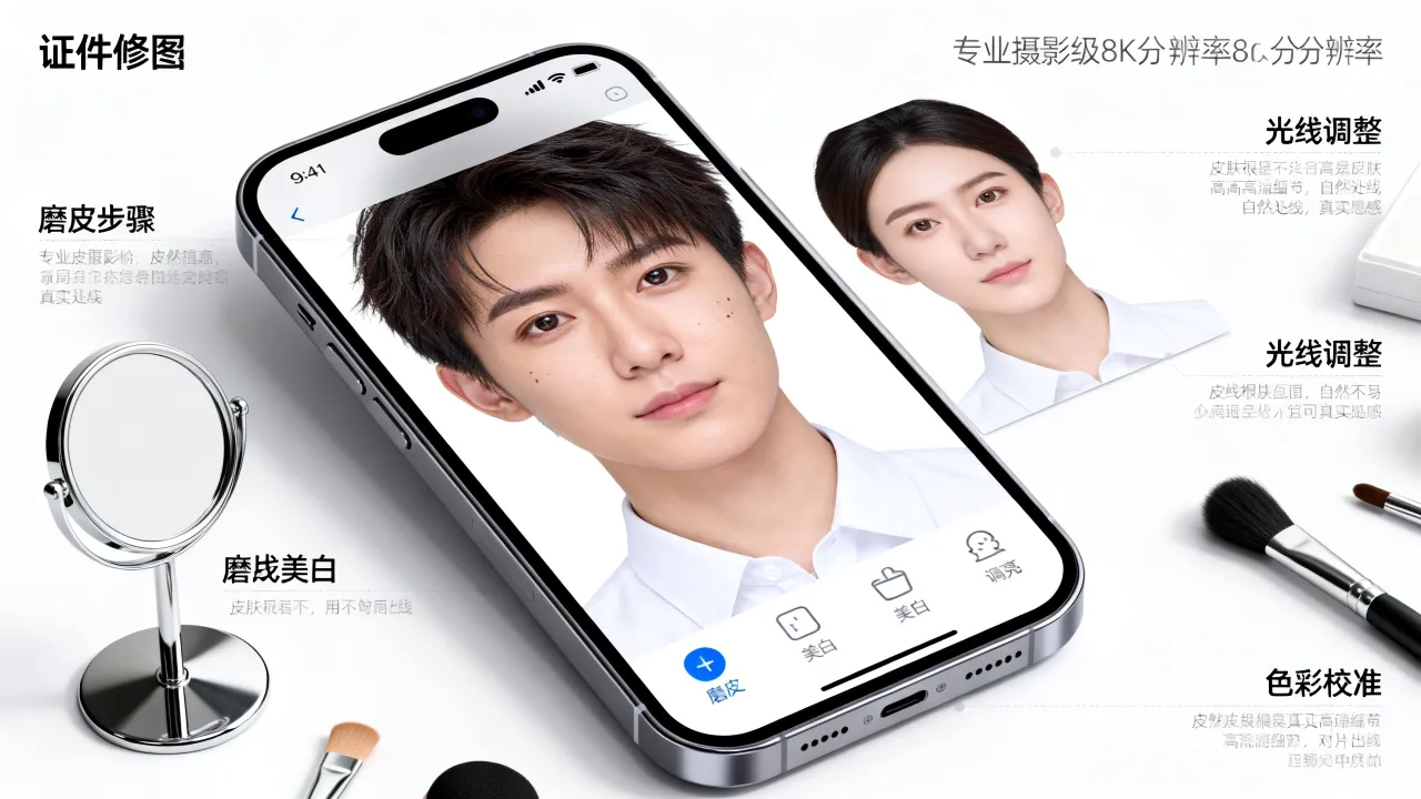 简历照怎么修?如何用手机快速修出最美证件照?-图1 简历照怎么修?如何用手机快速修出最美证件照?-图1