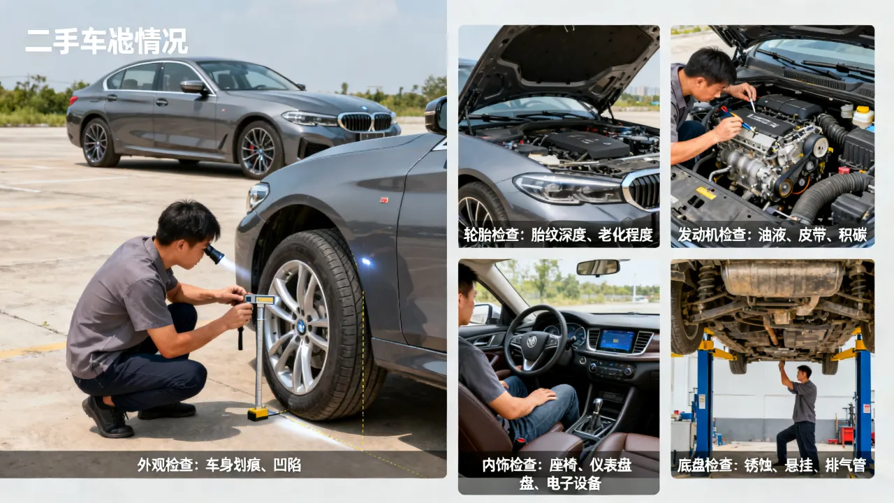 车怎么自我评估?二手车车况检查步骤有哪些?-图2 车怎么自我评估?二手车车况检查步骤有哪些?-图2