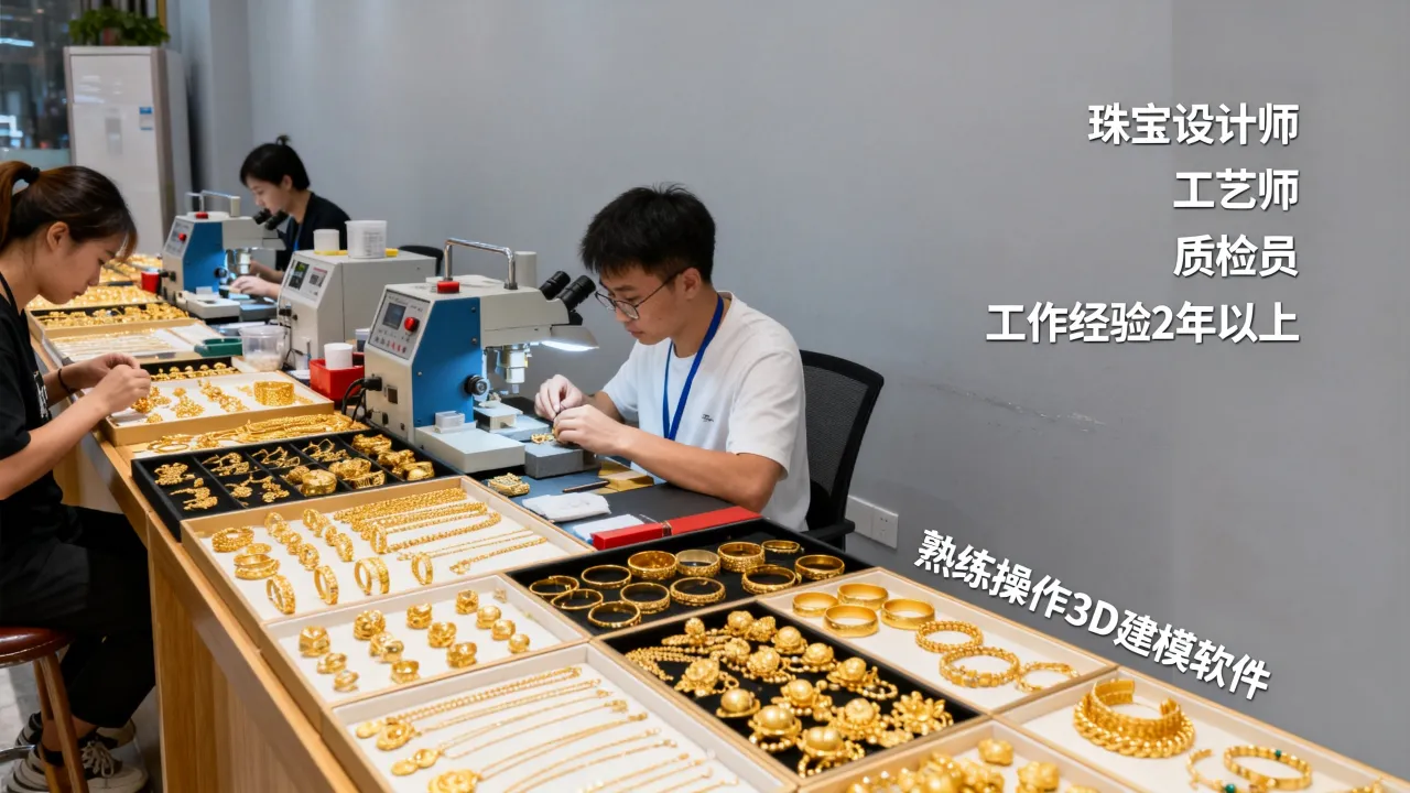同心黄金首饰厂招聘吗,现在有哪些岗位在招人?-图1 同心黄金首饰厂招聘吗,现在有哪些岗位在招人?-图1
