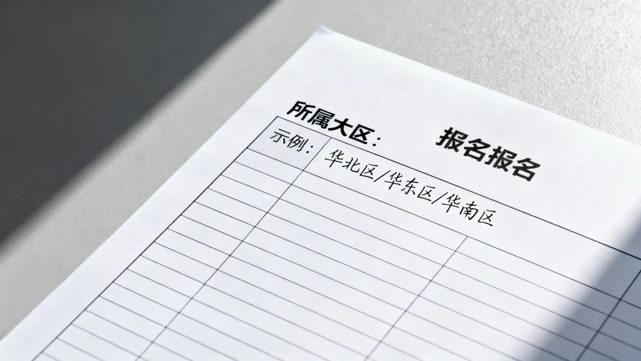 所属大区怎么填写,报名表所属大区填什么?-图1 所属大区怎么填写,报名表所属大区填什么?-图1