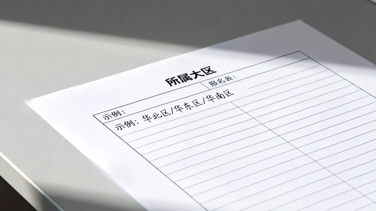 所属大区怎么填写,报名表所属大区填什么?-图2 所属大区怎么填写,报名表所属大区填什么?-图2