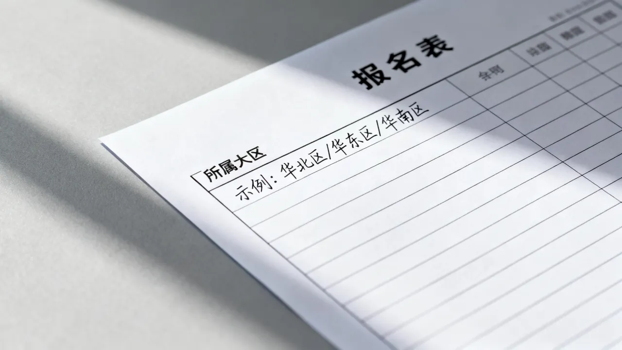 所属大区怎么填写,报名表所属大区填什么?-图3 所属大区怎么填写,报名表所属大区填什么?-图3