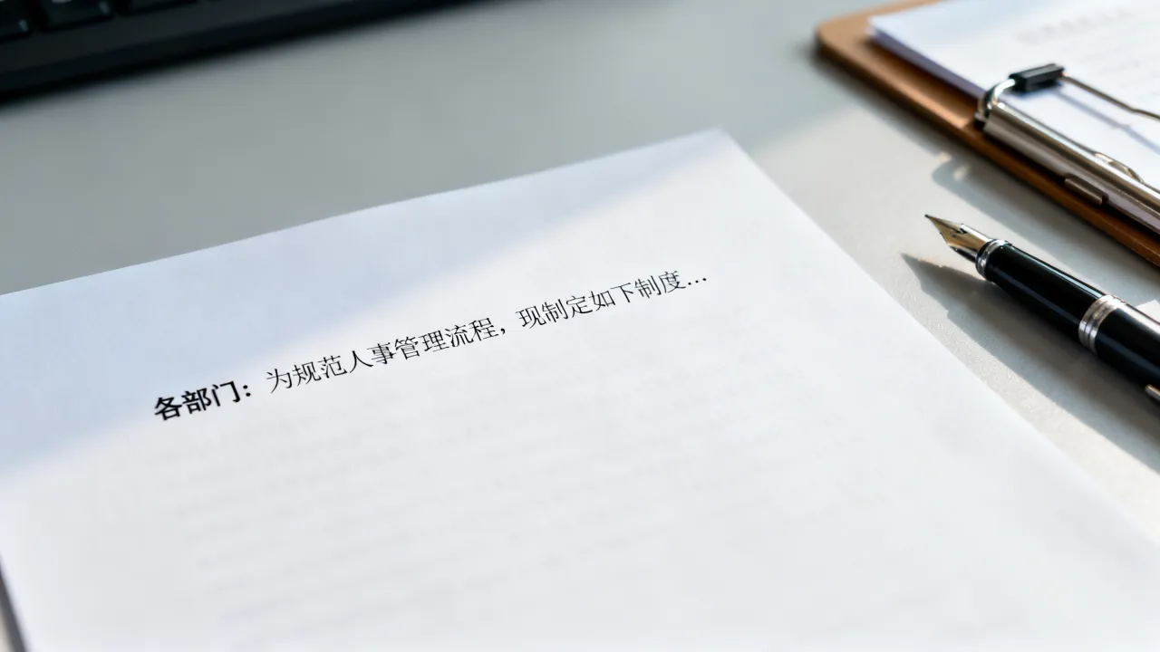人事公文格式怎么写,人事公文格式模板与标准规范-图3 人事公文格式怎么写,人事公文格式模板与标准规范-图3