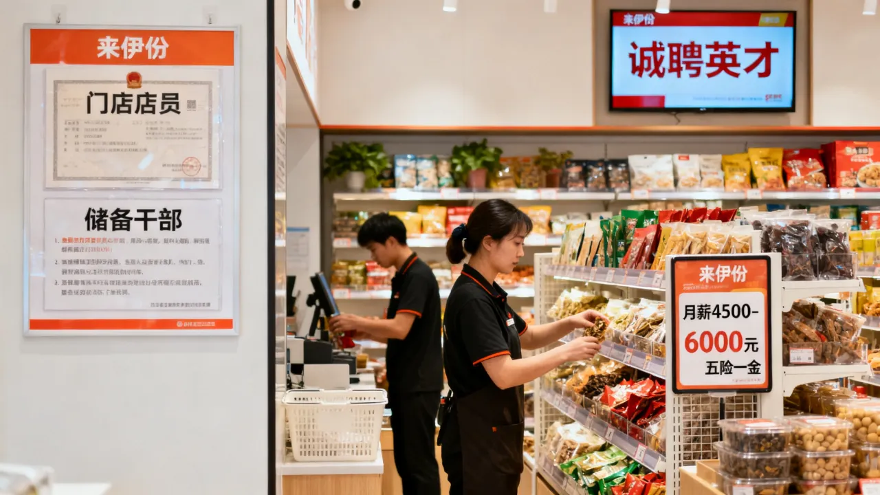 上海九亭来伊份招聘吗,九亭来伊份招聘岗位及工资待遇怎么样?-图2 上海九亭来伊份招聘吗,九亭来伊份招聘岗位及工资待遇怎么样?-图2