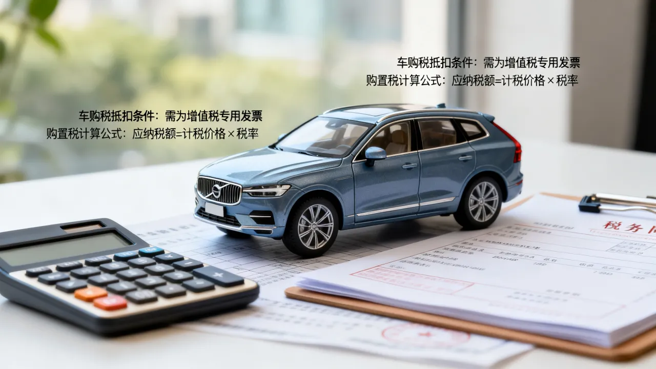 车购税如何抵扣,新车购置税怎么计算