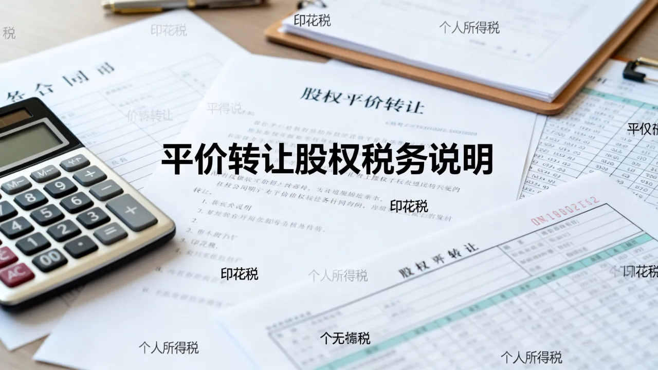 平价转让股权如何交税,平价转让股权要交哪些税