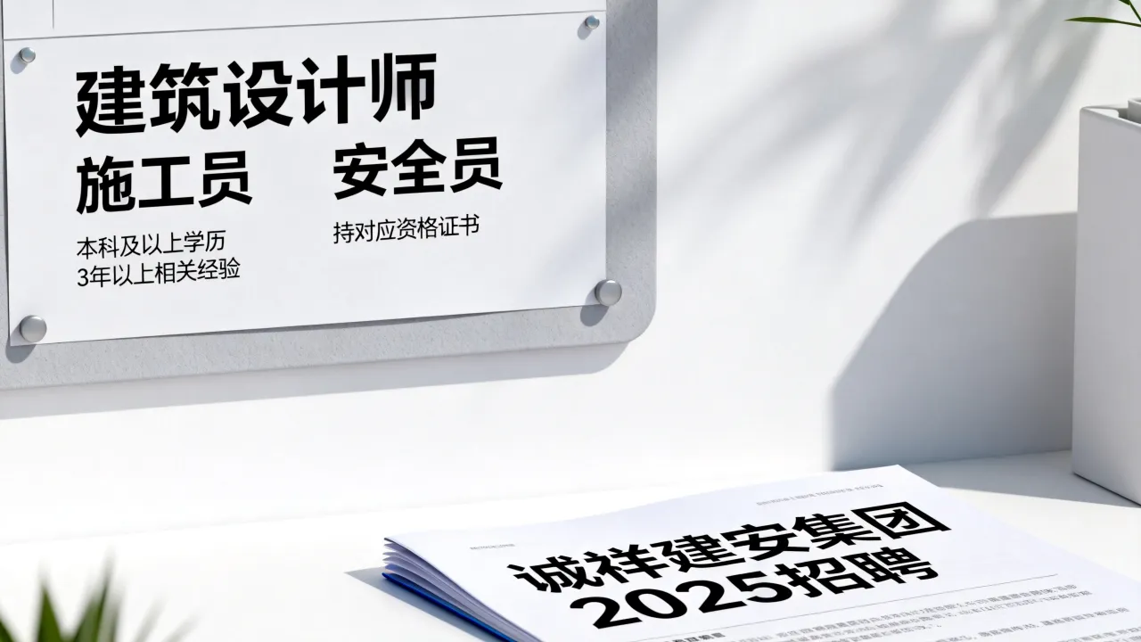 诚祥建安集团还招聘吗,2025最新招聘岗位及条件是什么-图2 诚祥建安集团还招聘吗,2025最新招聘岗位及条件是什么-图2