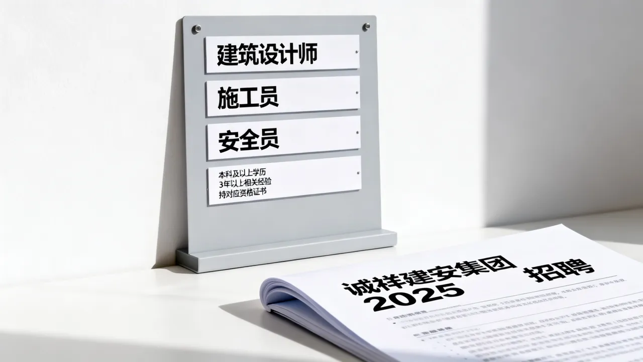 诚祥建安集团还招聘吗,2025最新招聘岗位及条件是什么-图3 诚祥建安集团还招聘吗,2025最新招聘岗位及条件是什么-图3