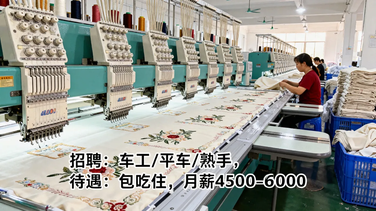 清远市绣花厂招聘最新信息有哪些,清远绣花厂招工待遇怎么样-图3 清远市绣花厂招聘最新信息有哪些,清远绣花厂招工待遇怎么样-图3