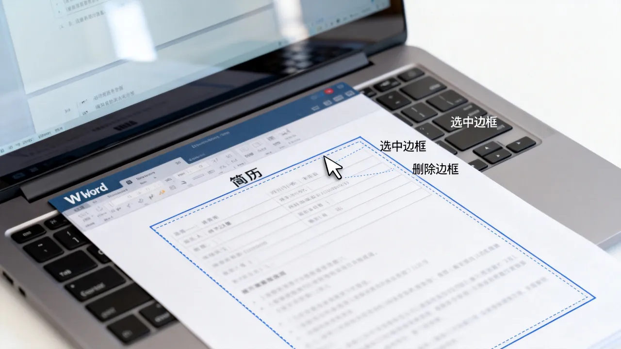 简历边框怎么删除,word中简历边框如何快速去掉-图2 简历边框怎么删除,word中简历边框如何快速去掉-图2