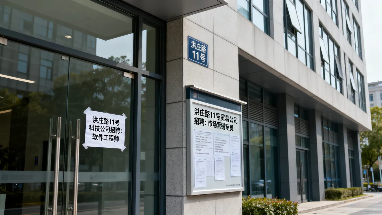 洪庄路11号招聘信息是真的吗,洪庄路11号有哪些公司在招聘