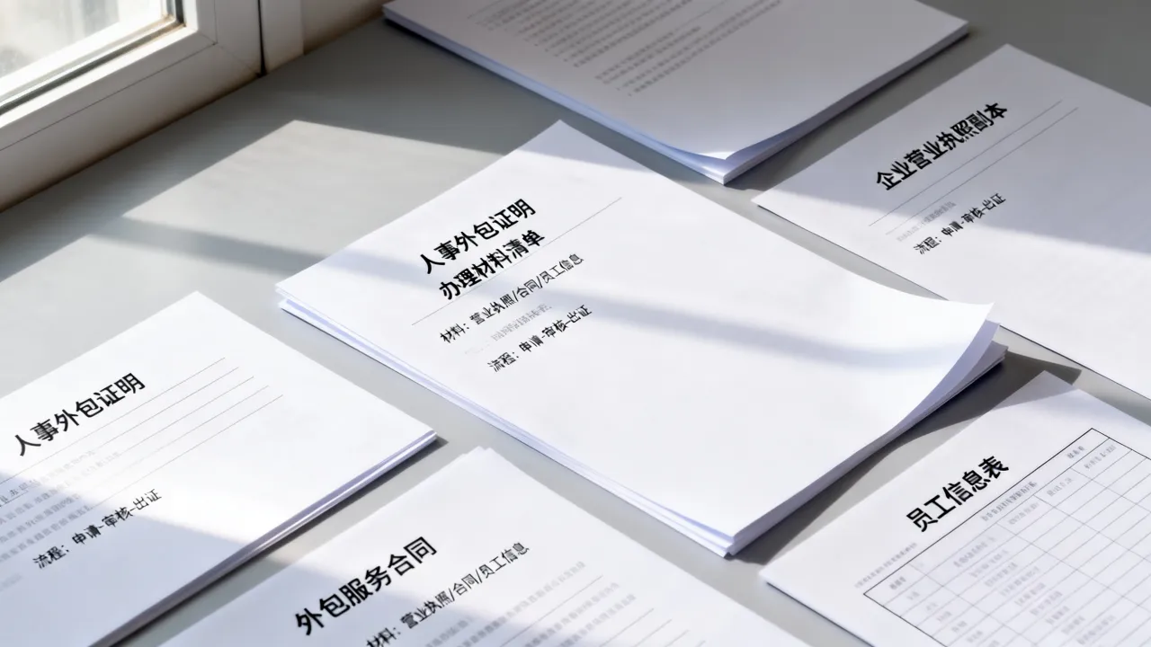 人事外包证明有哪些？企业如何办理人事外包证明需要哪些材料
