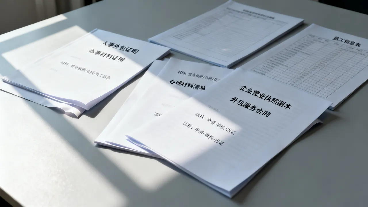 人事外包证明有哪些?企业如何办理人事外包证明需要哪些材料-图2 人事外包证明有哪些?企业如何办理人事外包证明需要哪些材料-图2