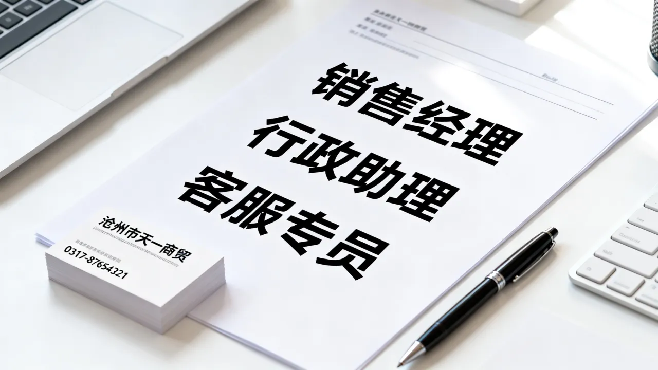 沧州市天一商贸招聘有哪些岗位?沧州市天一商贸招聘电话是多少