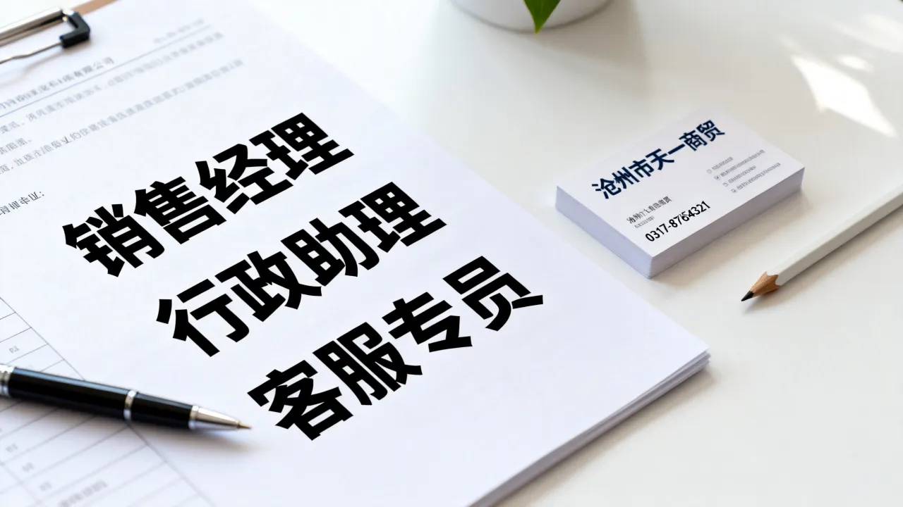 沧州市天一商贸招聘有哪些岗位?沧州市天一商贸招聘电话是多少-图2 沧州市天一商贸招聘有哪些岗位?沧州市天一商贸招聘电话是多少-图2