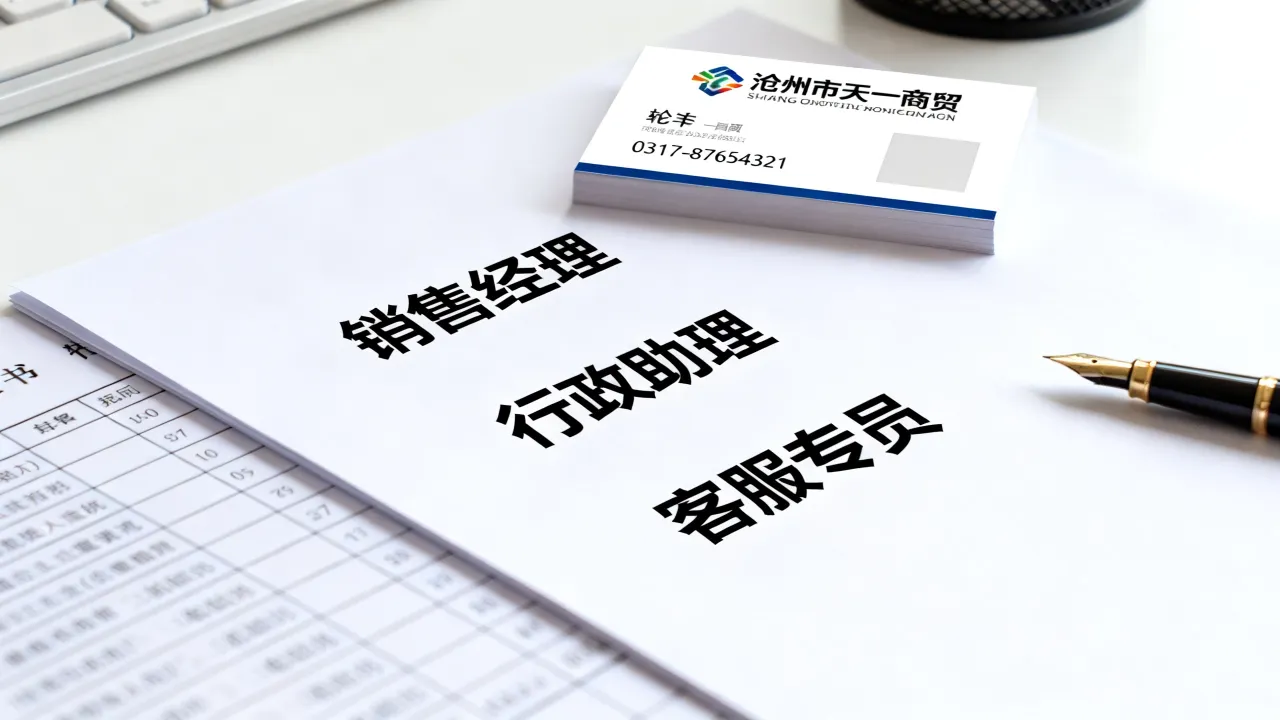 沧州市天一商贸招聘有哪些岗位?沧州市天一商贸招聘电话是多少-图3 沧州市天一商贸招聘有哪些岗位?沧州市天一商贸招聘电话是多少-图3