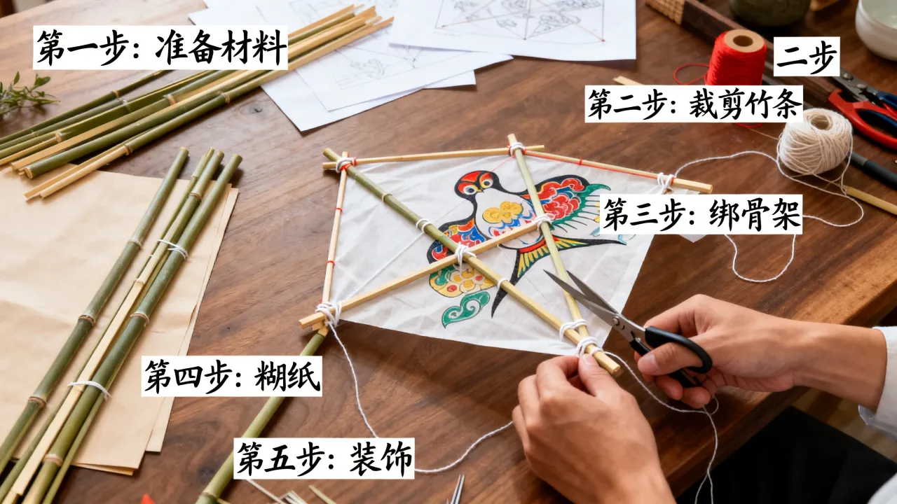 怎么折风筝作文?写风筝制作步骤的作文有哪些技巧?