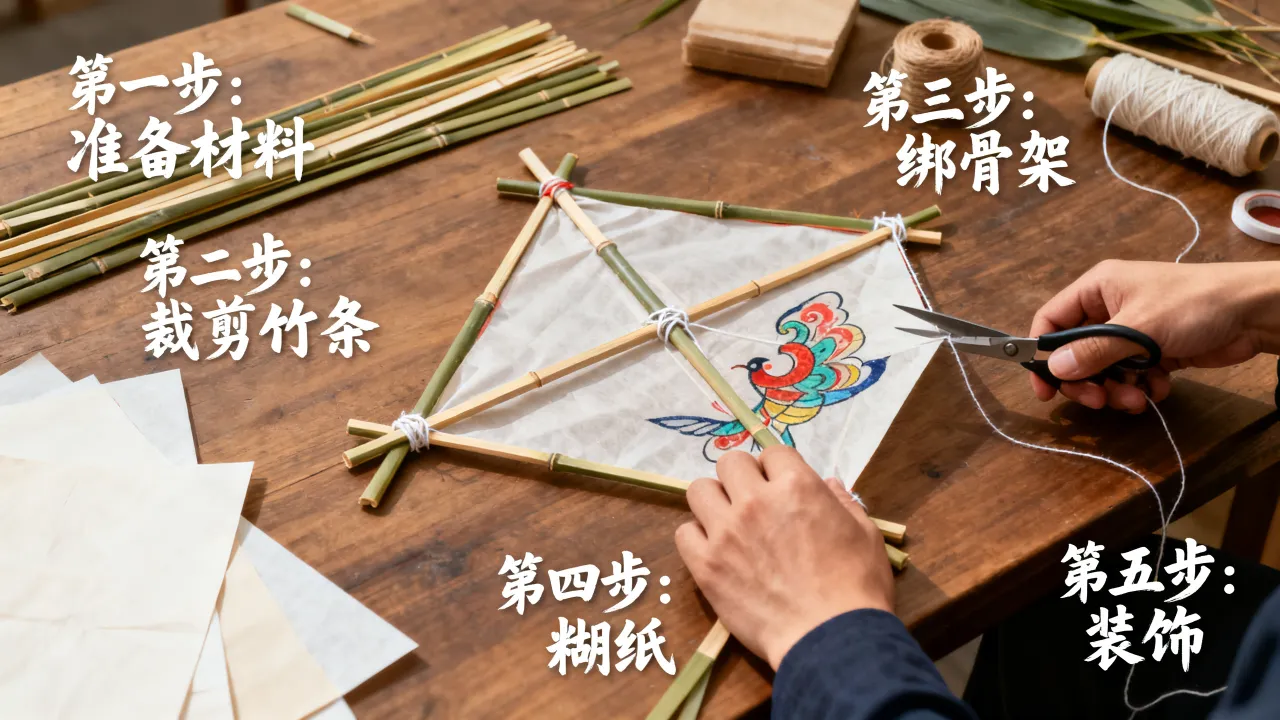 怎么折风筝作文？写风筝制作步骤的作文有哪些技巧？-图2