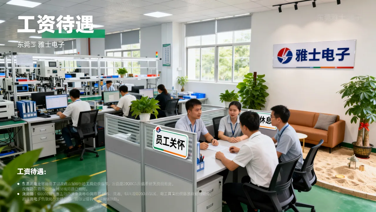东莞雅士电子怎么样,工资待遇和工作环境好不好?