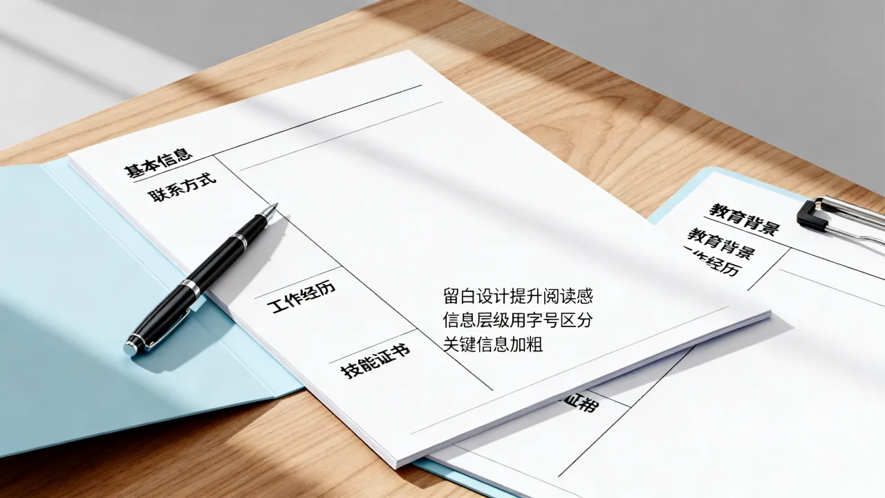 简历怎么排班好看，简历排版制作有哪些技巧？