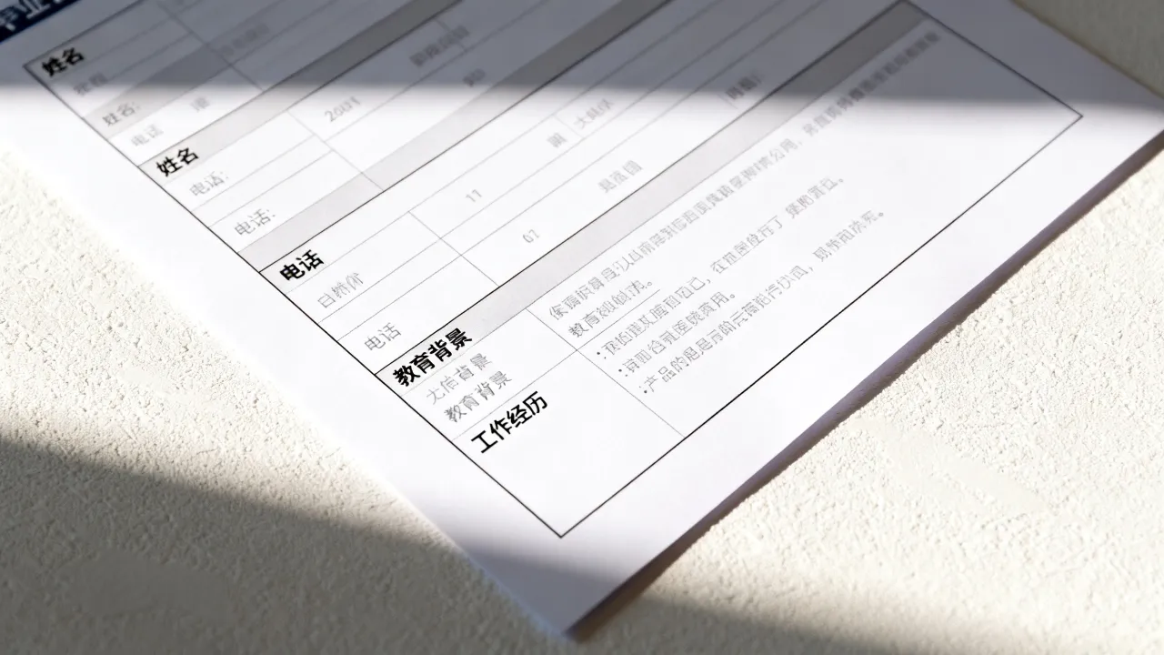 应聘填表怎么填写,简历表格填写技巧有哪些-图2 应聘填表怎么填写,简历表格填写技巧有哪些-图2