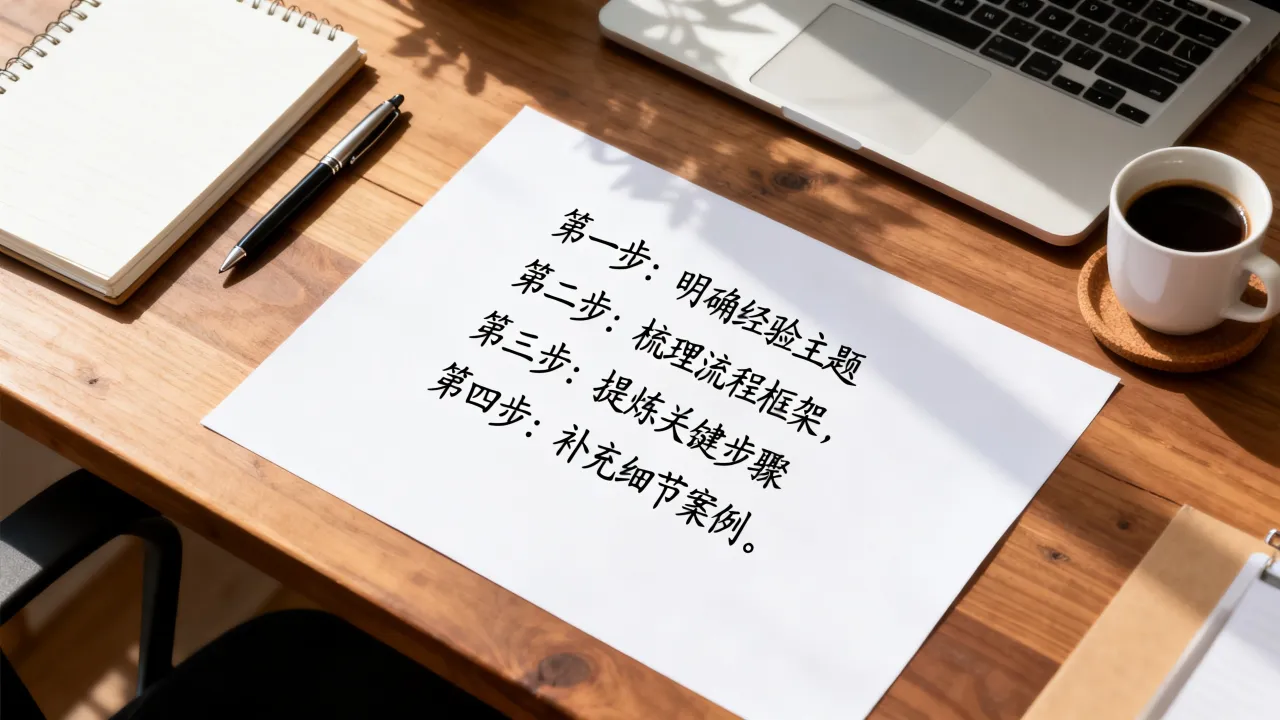 制造经验怎么写,有哪些能提升内容质量的关键写作步骤?