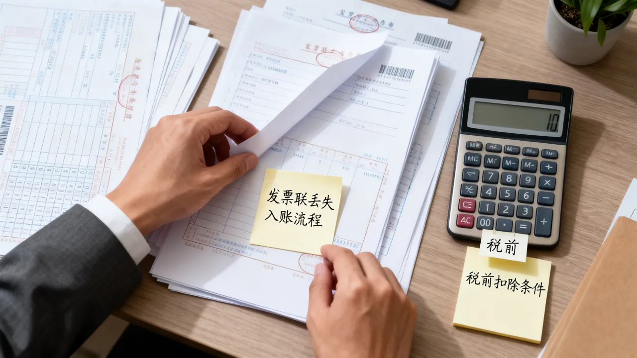 发票联丢失如何入账，发票联丢失后还能不能税前扣除-图2