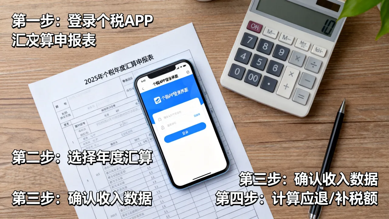 汇算清缴如何填报,2025年个税汇算清缴申报流程是什么