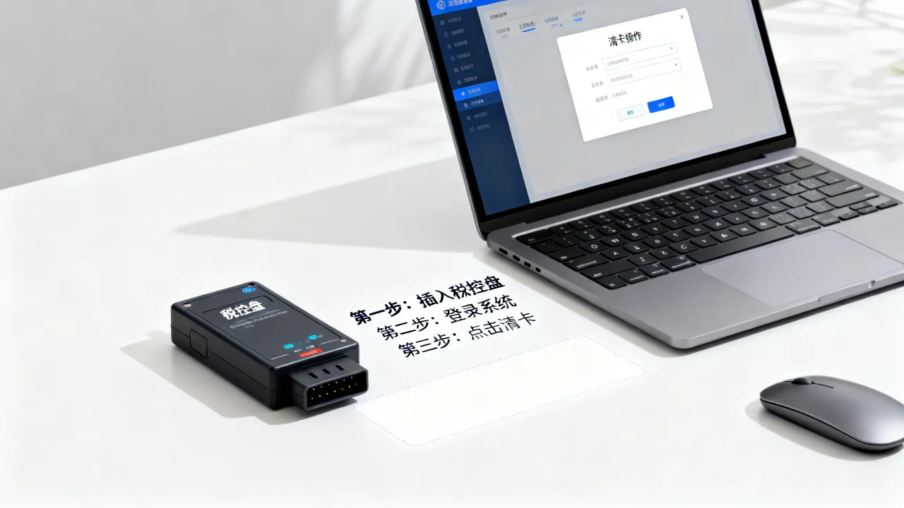 报完税如何清卡?税控盘清卡失败原因及解决方法详解-图2 报完税如何清卡?税控盘清卡失败原因及解决方法详解-图2