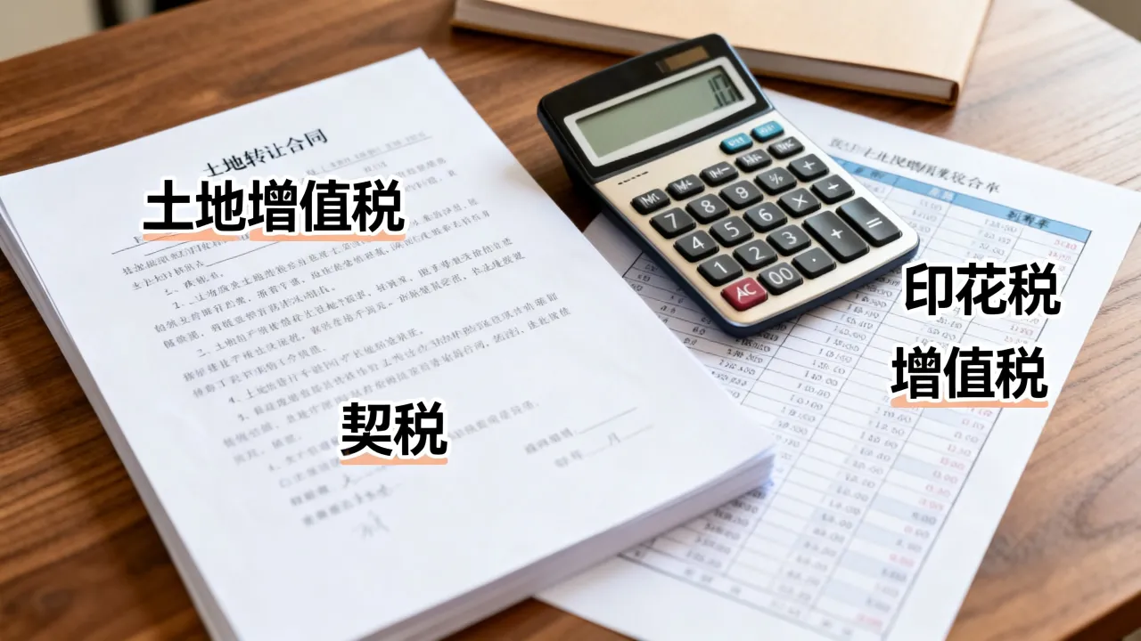 土地转让如何交税？土地转让需要缴纳哪些税费及比例？