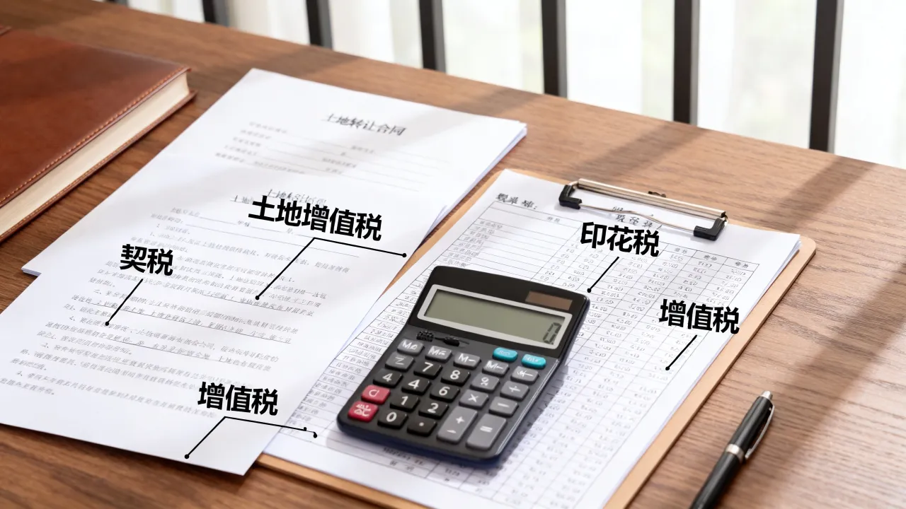 土地转让如何交税?土地转让需要缴纳哪些税费及比例?-图2 土地转让如何交税?土地转让需要缴纳哪些税费及比例?-图2