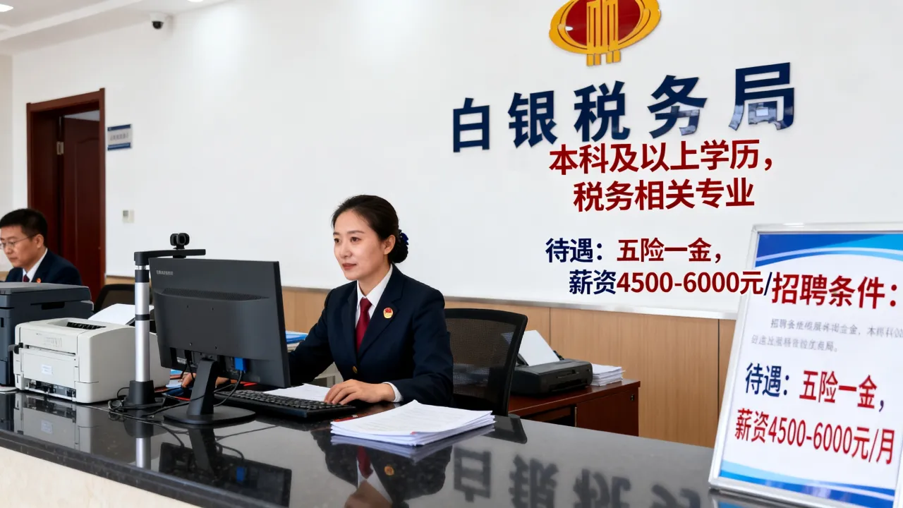 白银税务局大厅人员招聘有什么条件，待遇怎么样