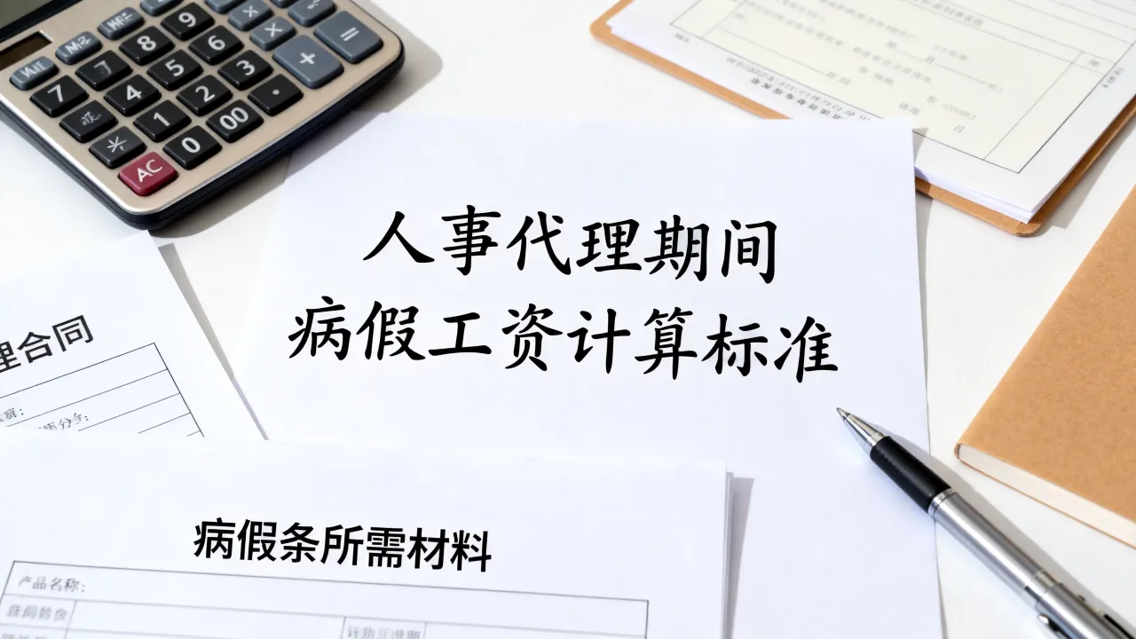 人事代理期间病假工资怎么算,病假条需要什么材料?-图2 人事代理期间病假工资怎么算,病假条需要什么材料?-图2
