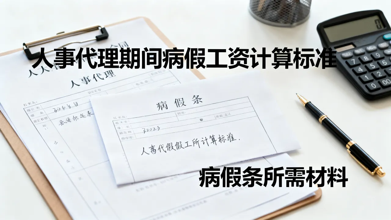 人事代理期间病假工资怎么算,病假条需要什么材料?-图3 人事代理期间病假工资怎么算,病假条需要什么材料?-图3